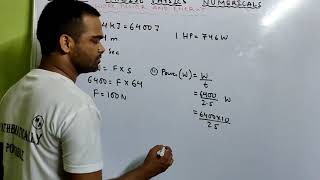 Work Power and Energy Numericals || Class 10 || Physics || ICSE || Concise Physics || Selina