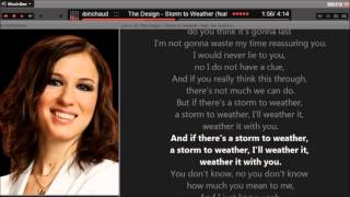 Kat Robichaud Storm To Weather (with The Design) lyrics video