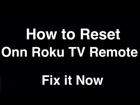 How to Reset Onn Roku TV Remote  -  Fix it Now