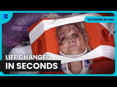 She Fights to Stay Alive After Car Crash | 24 Hours in A&E | Documentary