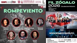 Feria Internacional del Libro en el  Zócalo 2026 | Rompeviento TV