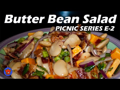 Butter Bean Salad with Bacon and Cheese for Picnics | Picnic Recipe | Creative Cooking
