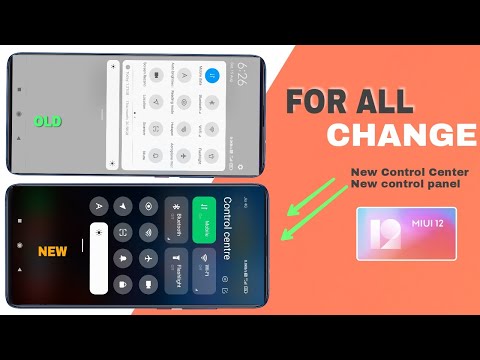 MIUI 12 New Control Center|New control panel| Enable|💥miui12 hidden features