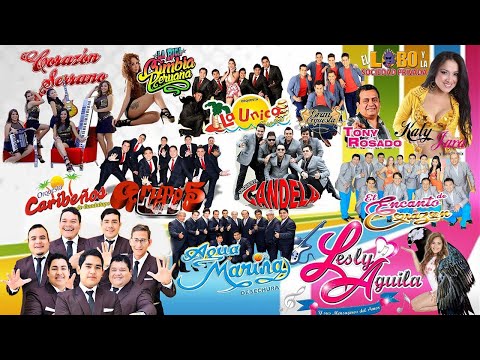 Cumbias Peruanas Para Bailar Toda La Noche 🥃🥃 Grupo 5, Candela, Agua Marina, Armonia 10, Tony Rosado