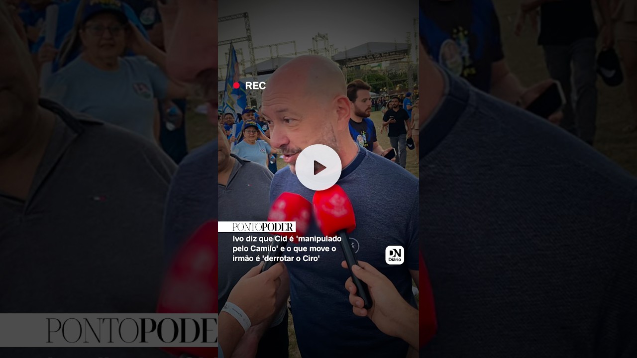 Imagem da notícia Ivo diz que Cid é manipulado por Camilo: 'O que está movendo o Cid é derrotar o Ciro'