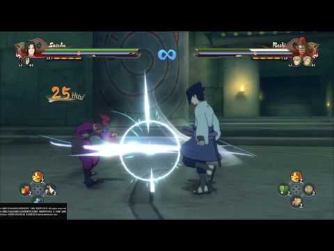 NARUTO STORM 4 Sasuke Kirin combo and combo cancels