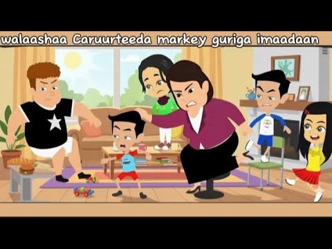 Sheeko gaaban:walaashaa iyo caruurteedo markey guriga imaadaan