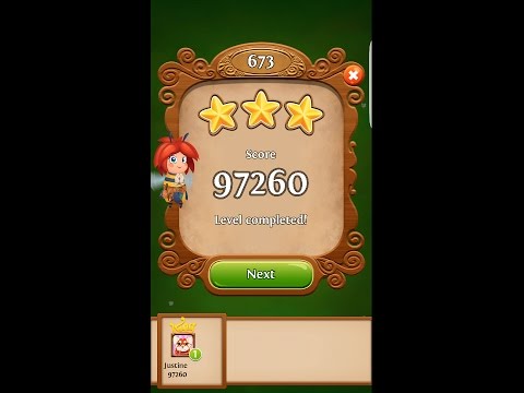 Blossom Blast Saga Level 673