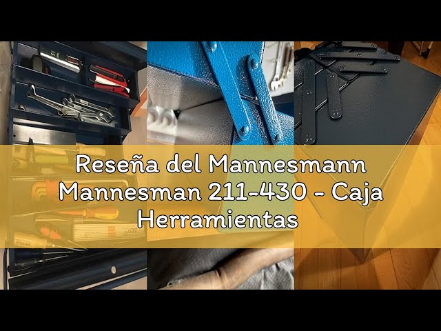 Vídeo relacionado con Mannesman 211-430 - Caja Herramientas Metalica 430X200X200