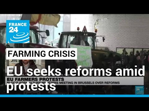 EU ministers meet over farming reforms amid anger and protests • FRANCE 24 English