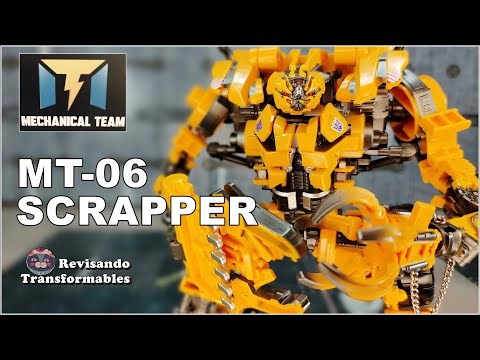 Mechanical Team MT-06 Scrapper KO Oversized SS-60 Combiner Transformers ROTF Devastator