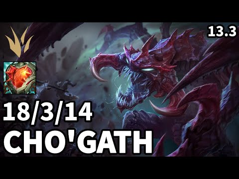 Cho'Gath Jungle vs Viego - KR Master  | Patch 13.3