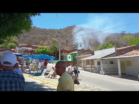 Focos de incêndio em Solidão-PE