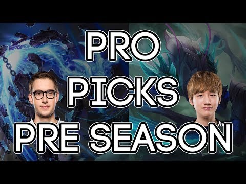 What Pros Are Playing In Pre Season 8 | Bjergsen, Peanut, Zven, Pray etc. | Best Champs If Mastered
