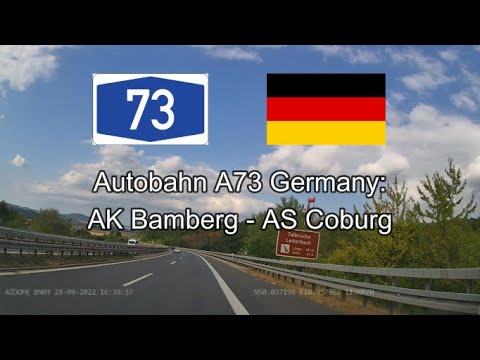 Germany A73: AK Bamberg - AS Coburg