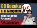 GD Goenka University 🆚 KR Mangalam | Full Comparison | Best Btech college in Delhi NCR | JEE 2024