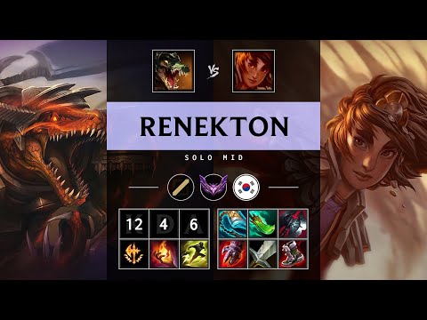 Renekton Mid vs Taliyah - KR Master Patch 25.14
