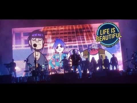 Gorillaz Full Live Performance | Life Is Beautiful 2017