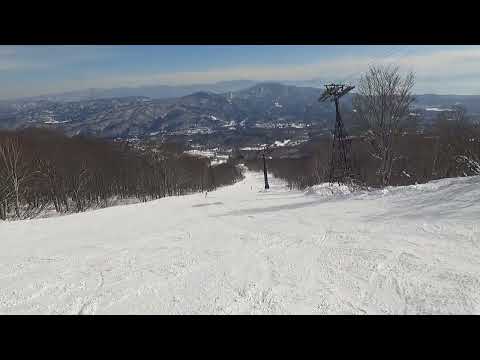 Video: 2023/1/23 赤倉観光リゾートスキー場、 山頂から晴れ間のTop to Bottom！