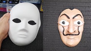 DIY Dali Mask from Money Heist ( La Casa de Papel ) Newborn Photography Prop