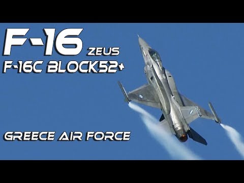4Kᵁᴴᴰ F16 4K UHD F-16 "ZEUS" Greece Air Force Solo Display Airshow 2018