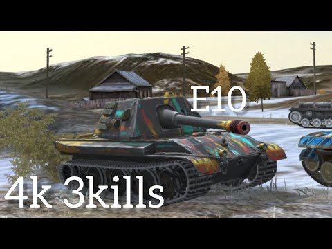 E10 4kdmg 3 kills replay in World of Tanks Blitz