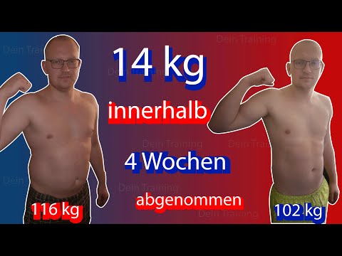 Schnell abnehmen in 2020 | 14 kg in 4 Wochen | Wie ich es geschaft habe | Dein Training |