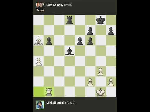 Mikhail Kobalia vs Gata Kamsky ◉ World Blitz Championship ‖ Sochi → Russia (2018)