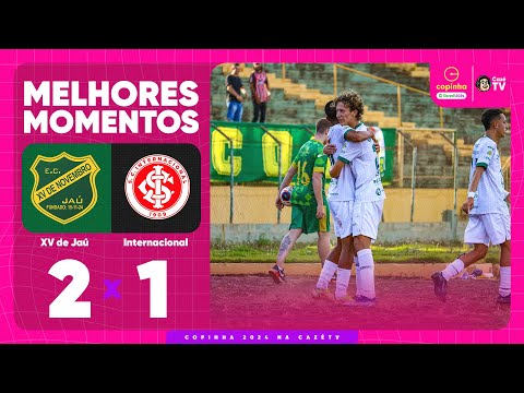 Gols e lances de XV de Jaú x Internacional