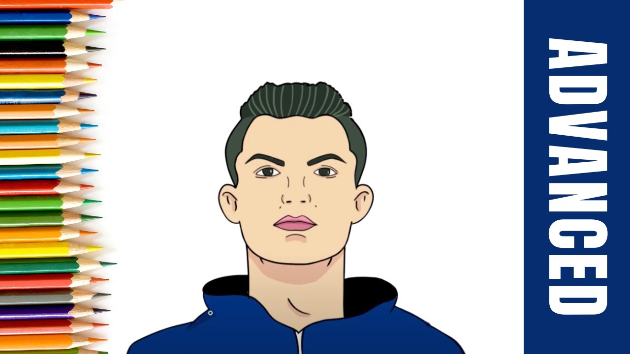 How to draw Cristiano Ronaldo, Ronaldo Pencil Sketch, Cr7 From Al Nassr Fc Club