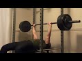 345 LB X 2 Bench Press & training
