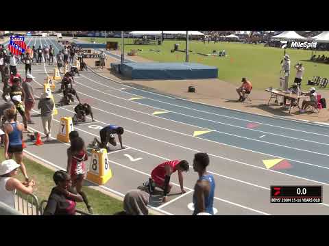 Youth Boys 200m 15-16 Year olds, Semi Finals 1 - AAU Junior Olympics