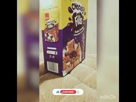 Unboxing Kellogg's chocos fills | crunchy outside , creamy inside |