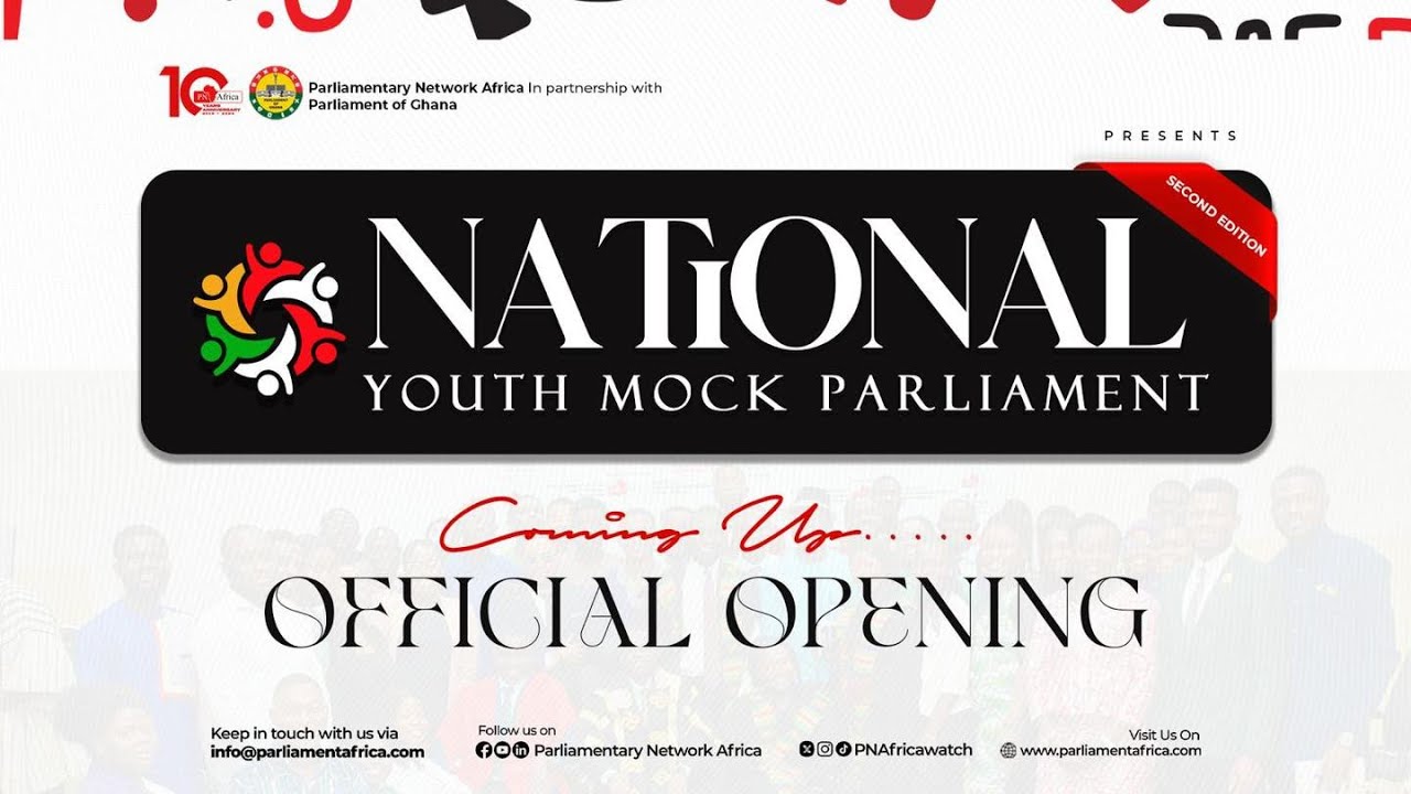 π‘|LIVE: NATIONAL YOUTH MOCK PARLIAMENT
