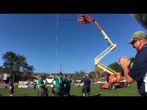 Spencer Tyler - Sheaf Toss World Record