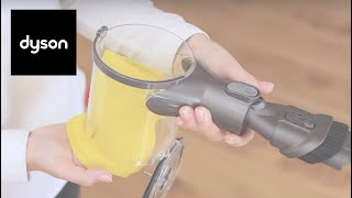 How to empty and clean your Dyson V6 cordless vacuum