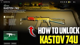 How to unlock kastov 74u on MW2 and WARZONE (MW2 KASTOV 74u)