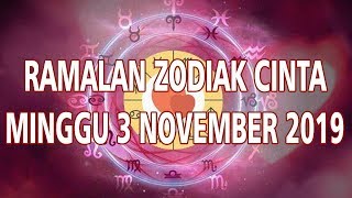 Ramalan Zodiak Cinta Minggu 3 November 2019
