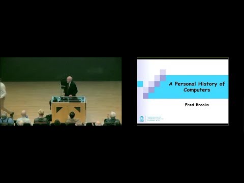 Frederick P. Brooks, Jr. - "A Personal History of Computers" (TCSDLS 2019-2020)