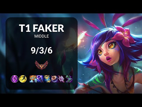 T1 Faker Neeko vs Talon MIDDLE - KR GRANDMASTER Patch 13.20