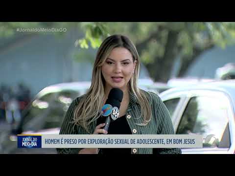Homem é preso por exploração sexual de adolescente em Bom Jesus de Goiás