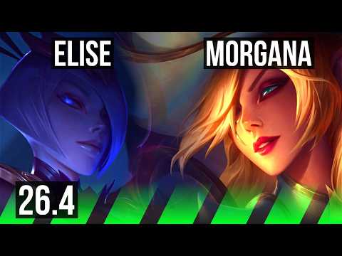 ELISE vs MORGANA (JGL) | Good KDA: 21/1/4 | NA Master | 26.4