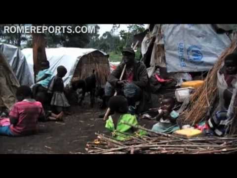 Benedicto XVI pide la paz en el Congo, un país en guerra y con miles de desplazados
