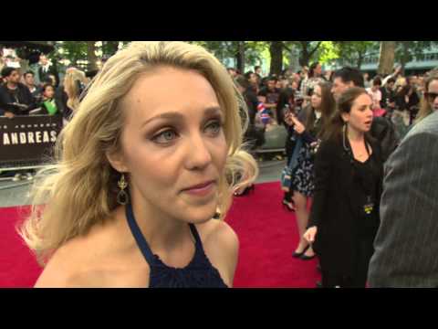 San Andreas World Premiere - Breanne Hill Interview