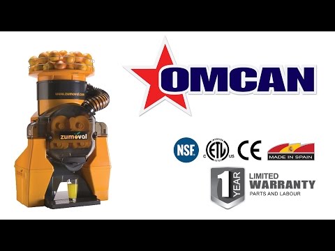 Video thumbnail for Zumoval Minimax Juice Extractor with Self-Cleaning Function, 15 Oranges per Minute | Trento
