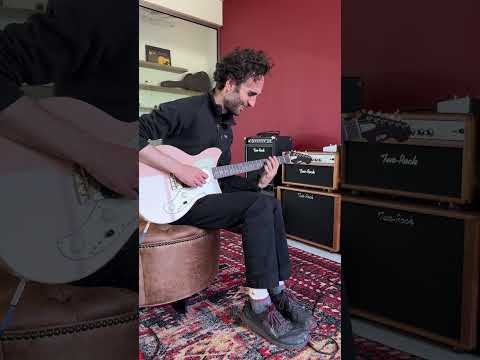 Julian Lage plays a Collings electric guitar prototype with Ron Ellis pickups 2024