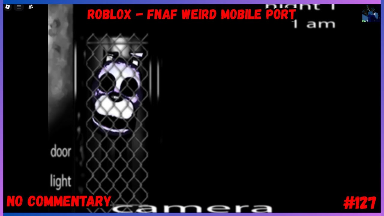 FNAF Weird mobile port on Roblox - Gameplay (127)