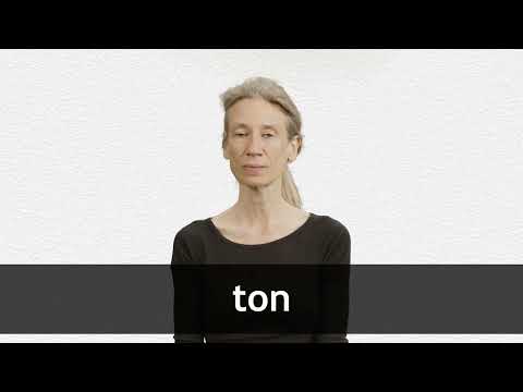How to pronounce TON in French