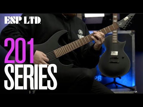 LTD EC-201 Electric Guitar Black Satin image 4