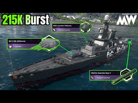 Only Need Accuracy & AA Buff 💪 Otherwise  OP Ship 🔥- Modern Warships 